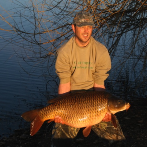 My mate Dave with a big carp